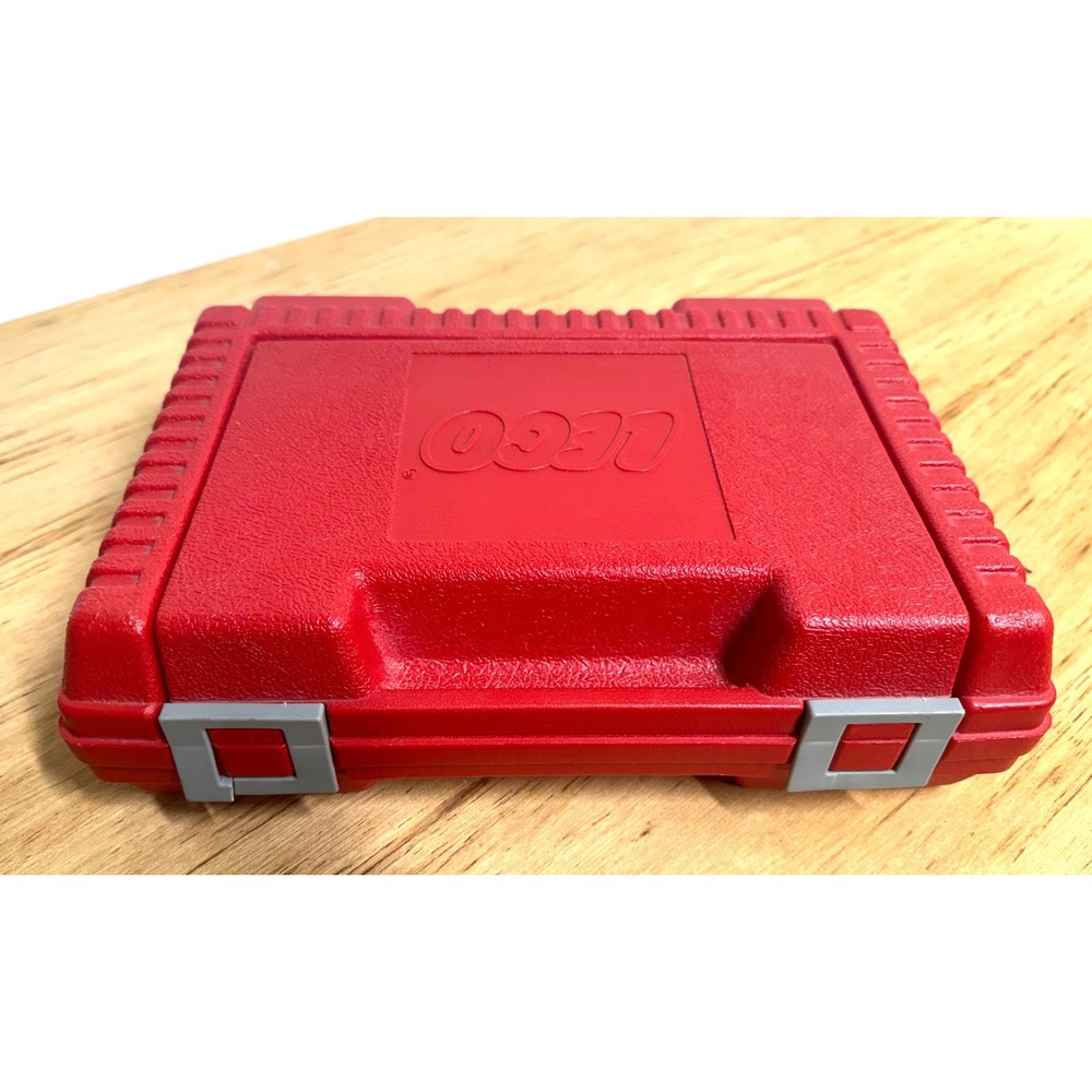 Vintage 1984 LEGO Red Plastic Carrying‎ Case Storage Box